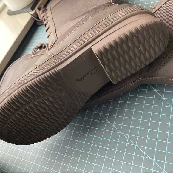 Clarks Waterproof Knee High Carina Boots - Picture 6 of 9